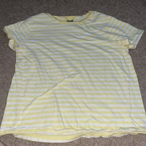 Yellow Pastel Striped Shirt